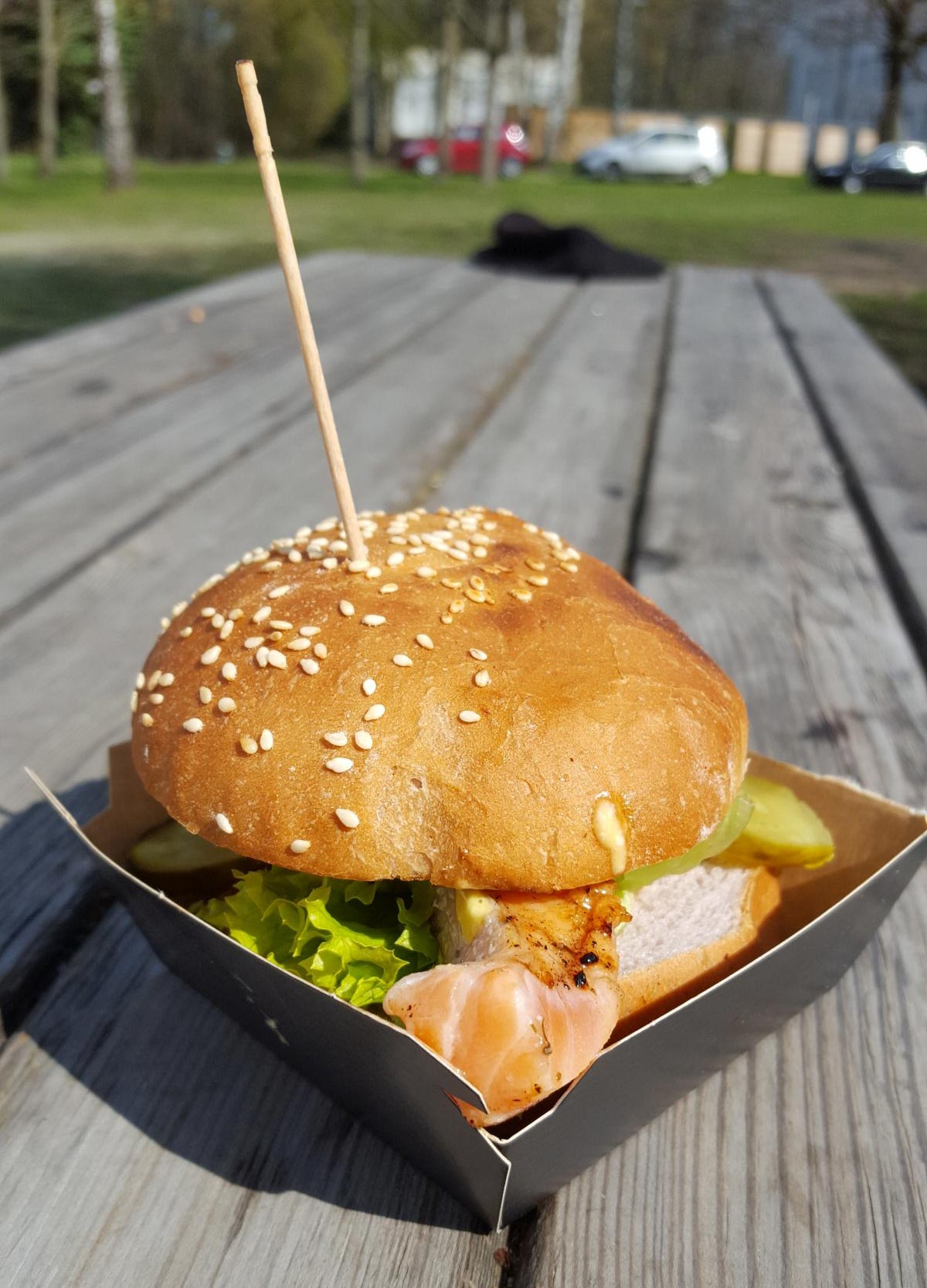 Burger auf dem Campus