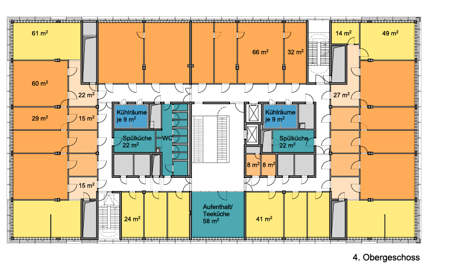 Grundriss 4. Obergeschoss