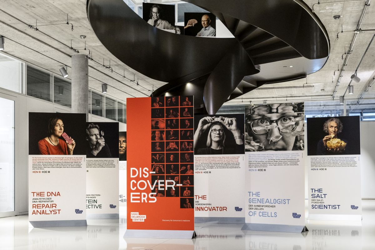 “Discoverers” at the Berlin Institute of Medical Systems Biology of the Max Delbrück Center. Photo: Pablo Castagnola, Max Delbrück Center