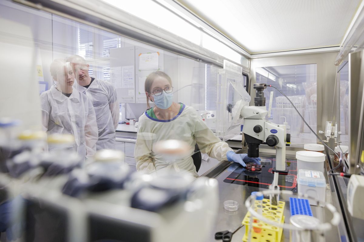 Laborführung. (c) Monique Wüstenhagen